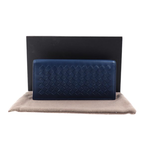 2023063002302 8 Bottega Veneta Long Wallet Leather Navy