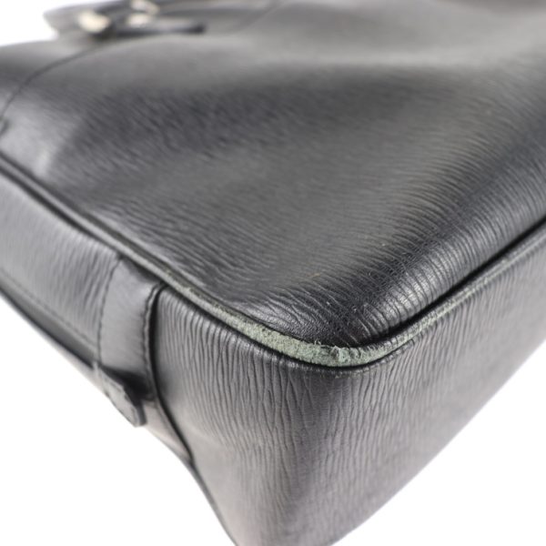 2023063002314 7 Salvatore Ferragamo Business Leather Briefcase Black