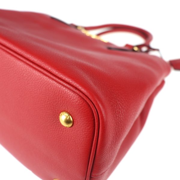 2023093007407 6 Prada Leather Handbag Red