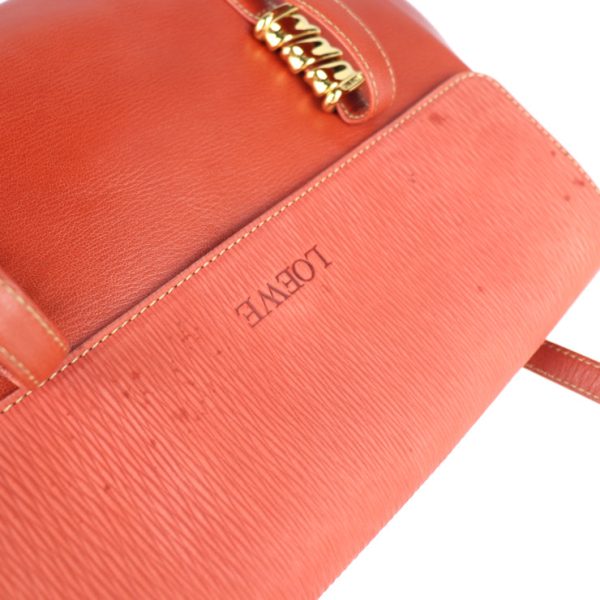 2023103001414 7 Loewe Velasquez Leather Shoulder Bag Orange