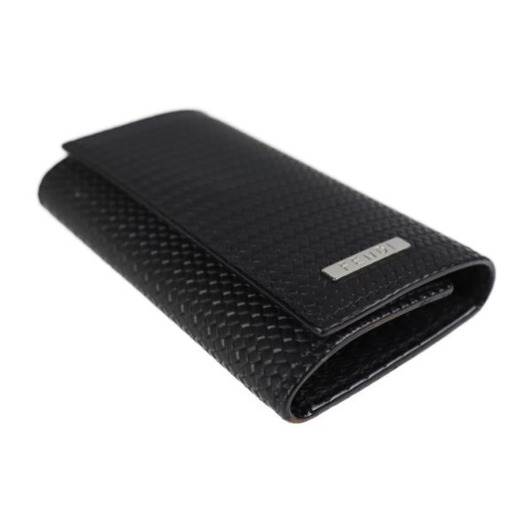 2023123002496 6 Fendi Leather Key Case Black 6 Rows