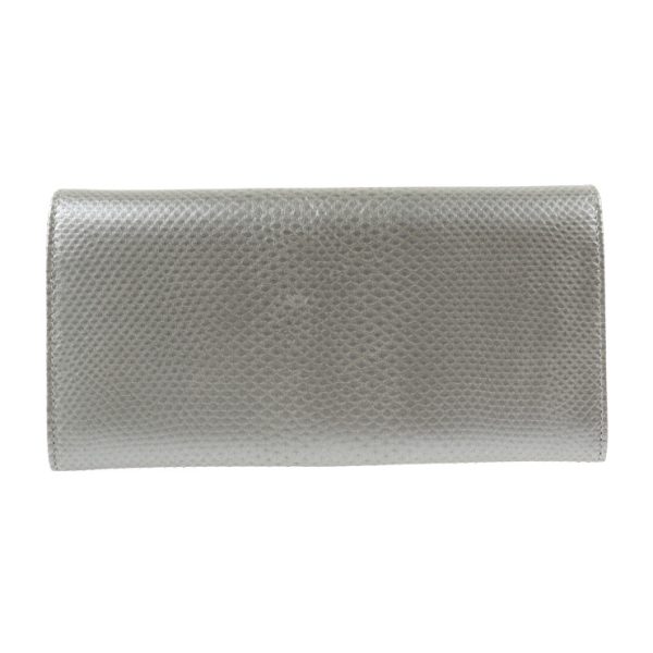 2024033002162 3 Salvatore Ferragamo Gancini Leather Bifold Wallet Silver