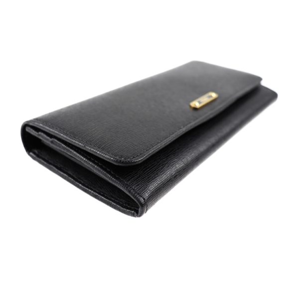 2024033002186 6 Fendi Bifold Wallet Leather Black Long Wallet