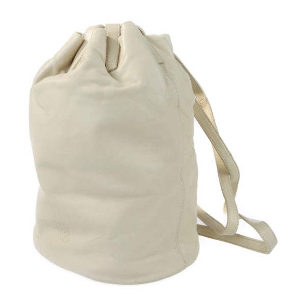 2024123007538 2 Loewe Anagram Leather Daypack Cream