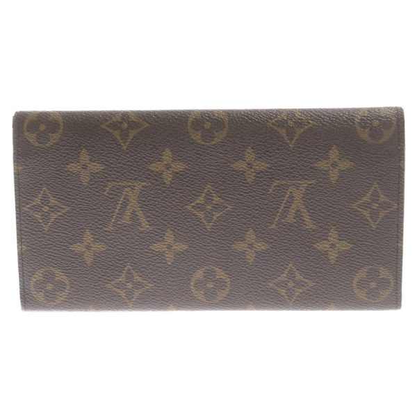 2024d170027 2 Louis Vuitton Portefeuille Emily Bifold Long Wallet Canvas Brown