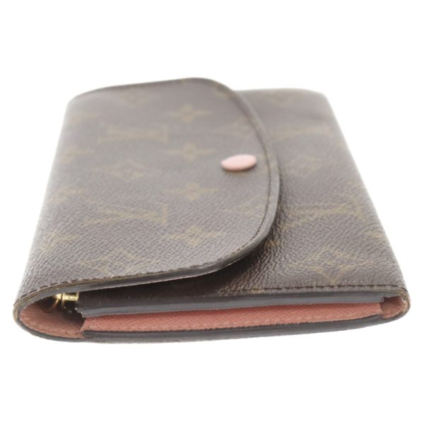 2024d170027 3 Louis Vuitton Portefeuille Emily Bifold Long Wallet Canvas Brown