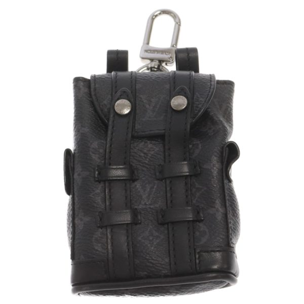 2024d300017 1 Louis Vuitton Bijoux Sack Mini Christopher Pouch Bag Charm Leather Black