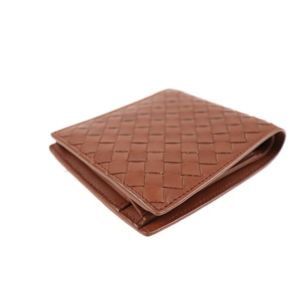 2025023002309 7 Bottega Veneta Intrecciato Bifold Wallet Leather Brown