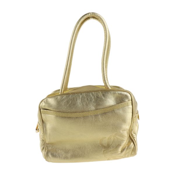 2025083002287 1 Loewe Amazona Nappa Leather Mini Boston Bag Gold