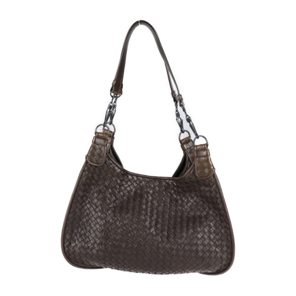 2025113002483 1 Bottega Veneta Intrecciato Shoulder Bag Calf Brown