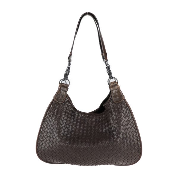 2025113002483 3 Bottega Veneta Intrecciato Shoulder Bag Calf Brown