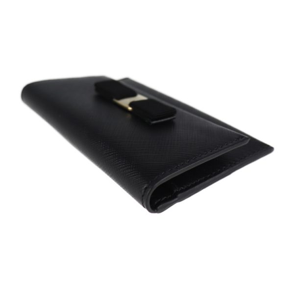 2025113002526 5 Salvatore Ferragamo Vara Leather Card Case Black