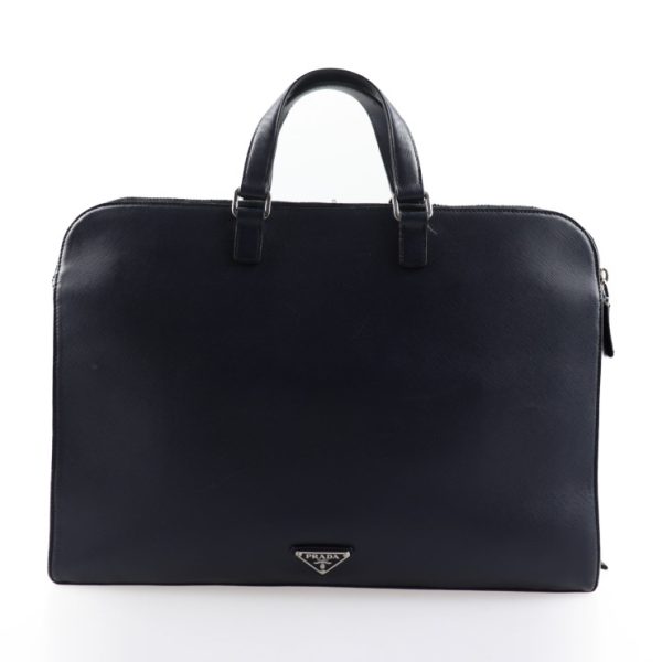 2026053002251 1 Prada Saffiano Leather Briefcase Navy