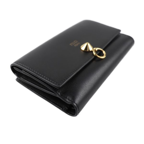 2026053002254 4 Fendi Visible Leather Bifold Wallet Black