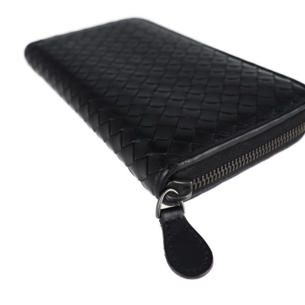 2027103002467 8 Bottega Veneta Intrecciato Long Wallet Leather Black