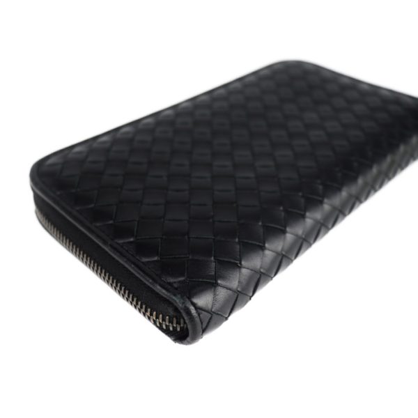 2027103002467 9 Bottega Veneta Intrecciato Long Wallet Leather Black