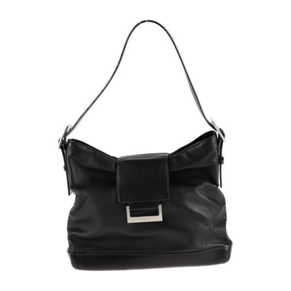 2028073002357 1 Loewe Nappa Leather Shoulder Bag Black