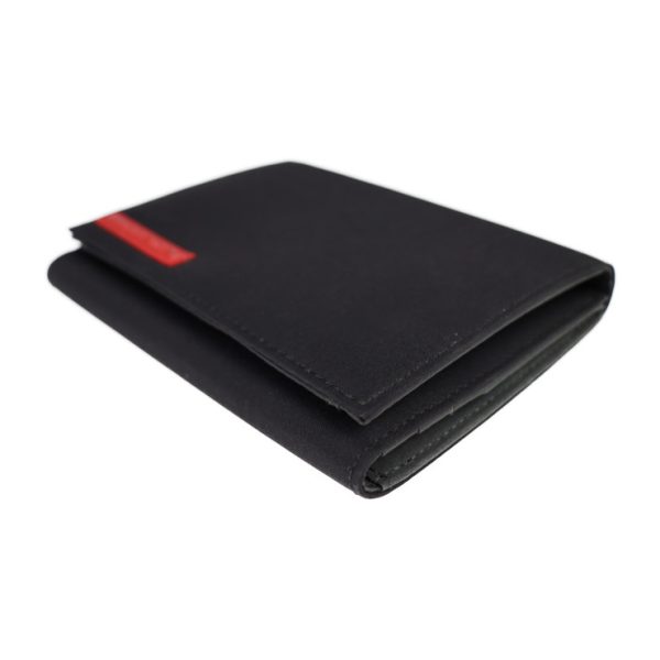 2028121001046 8 Prada Nylon Trifold Wallet Nero