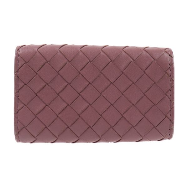 2030063002008 3 Bottega Veneta Intrecciato Key Case Leather Pink