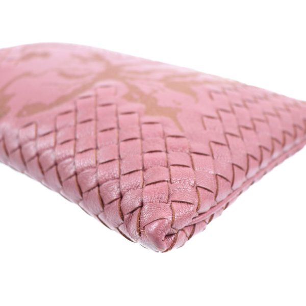 2031033002032 5 Bottega Veneta Intrecciato Clutch Bag Leather Pink