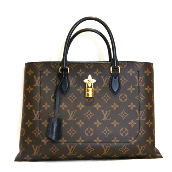 20352 1 Louis Vuitton Monogram Flower Tote Bag Noir