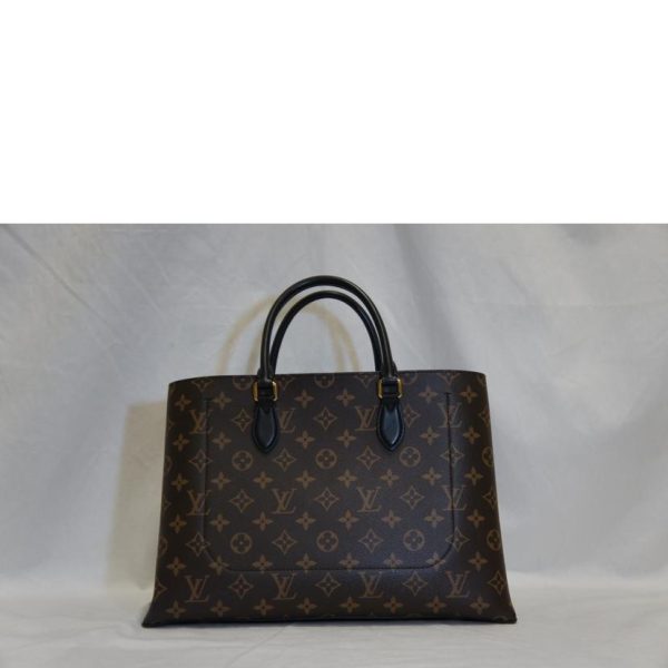 20352 2 Louis Vuitton Monogram Flower Tote Bag Noir