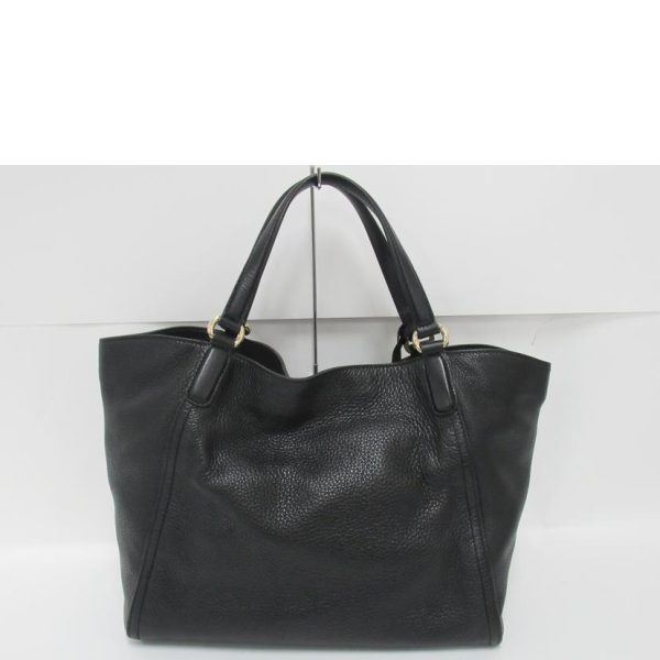 20432 2 Gucci Interlocking Tote Black