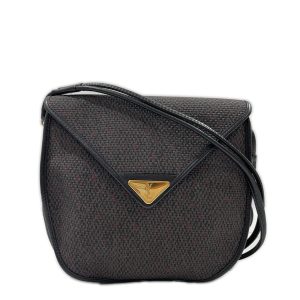 20437992 1 PRADA Prada Kanapa Leather 2WAY Shoulder Bag Black