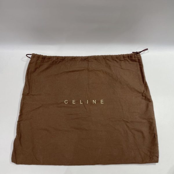 20443664 14 CELINE Macadam Logo Plate Handbag Biege