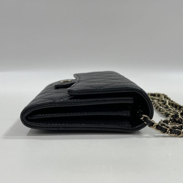 20446017 3 CHANEL Matelasse Cocomark Mini Bifold Chain Wallet