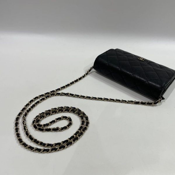 20446017 5 CHANEL Matelasse Cocomark Mini Bifold Chain Wallet