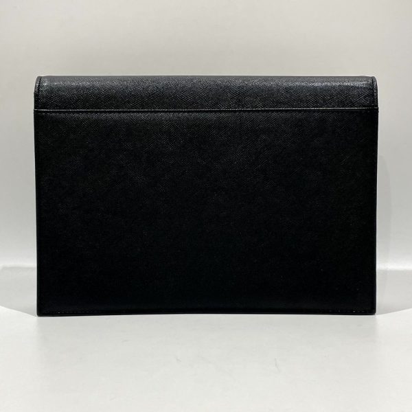 20446383 2 Yves Saint Laurent Logo Square Clutch Bag