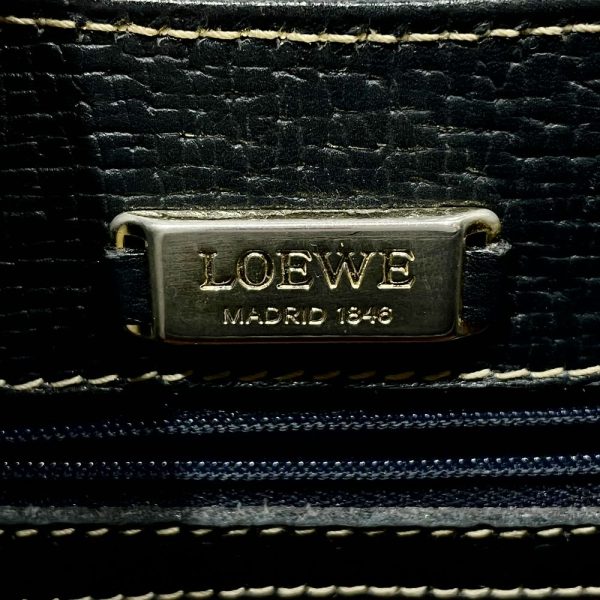 20446391 6 Loewe Logo Turnlock Crossbody Shoulder Bag Navy