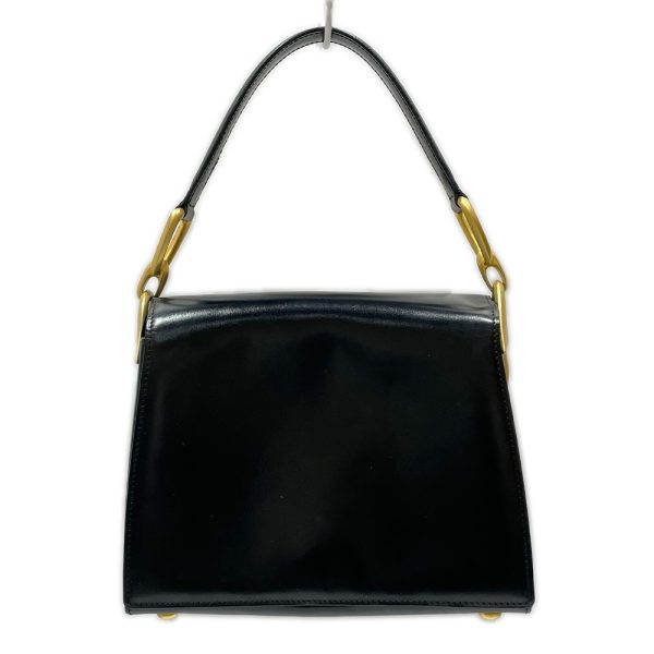 20446397 1 CELINE Trapezoid Flap One Shoulder Bag Black