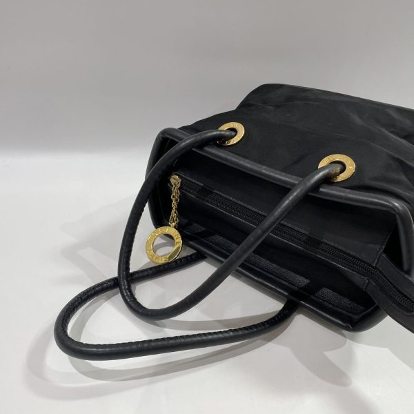 20446399 5 CELINE Circle Logo Square Mini Handbag Black