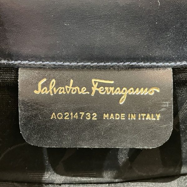 20446944 9 Salvatore Ferragamo Gancini 3Way Waist Pouch Shoulder Bag Navy