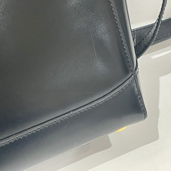 20451233 16 CELINE Logo Turnlock Shoulder Crossbody Bag Black