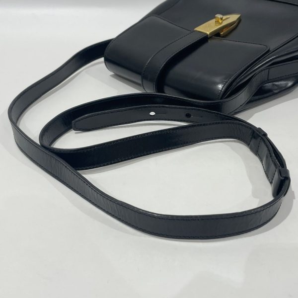 20451233 5 CELINE Logo Turnlock Shoulder Crossbody Bag Black