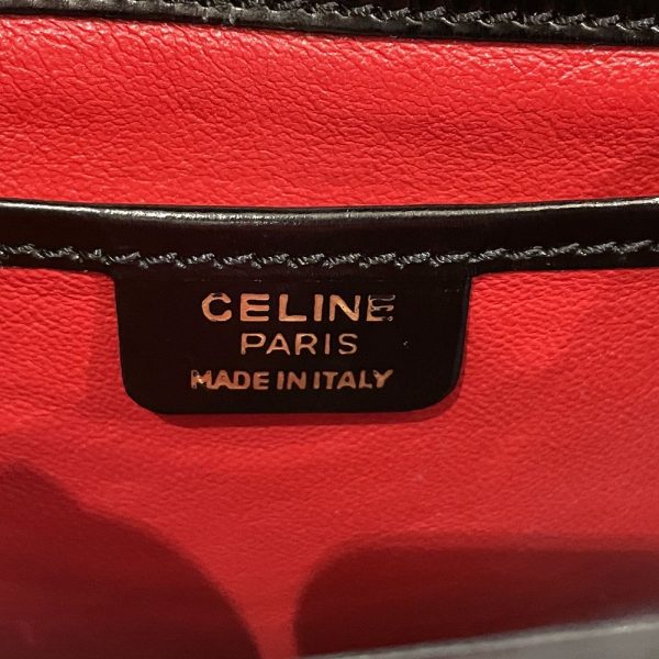 20451233 7 CELINE Logo Turnlock Shoulder Crossbody Bag Black