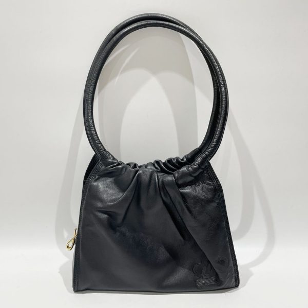 20451242 2 Loewe Anagram Nappa Gathered Shoulder Bag