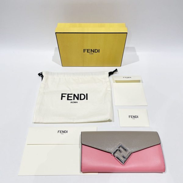 20452603 12 FENDI FF Diamond ALWA Bifold Continental Long Wallet