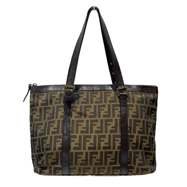 20453538 1 FENDI Zucca All Over Pattern Shoulder Bag