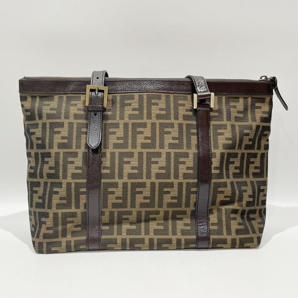 20453538 3 FENDI Zucca All Over Pattern Shoulder Bag