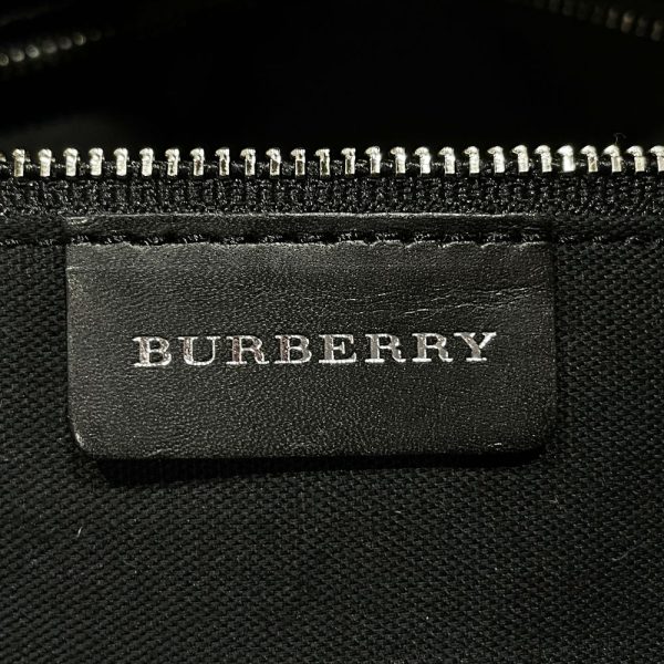 20453720 10 Burberry Logo Check Tweed One Shoulder Bag Black