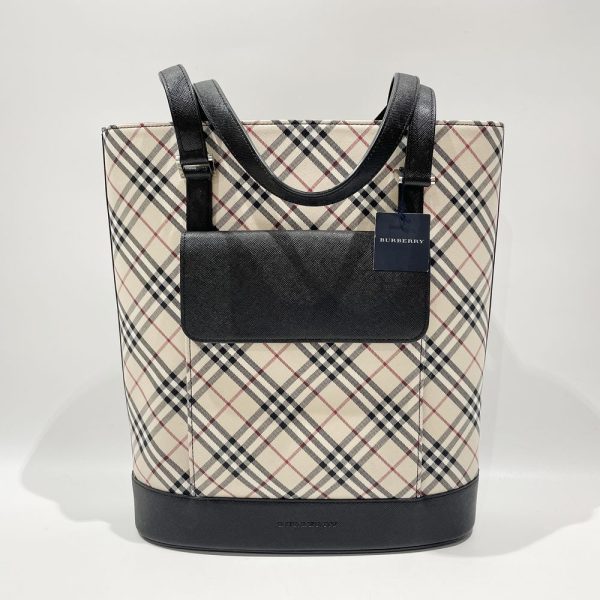 20453726 2 Burberry Logo Nova Check Pocket Handbag