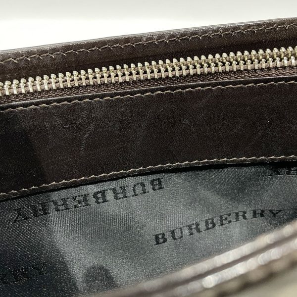 20453745 12 Burberry Logo Plate Nova Check Mini Handbag