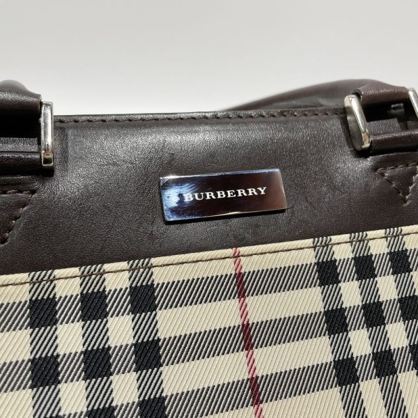 20453745 8 Burberry Logo Plate Nova Check Mini Handbag