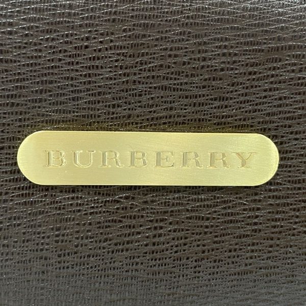 20454452 8 Burberry Logo Plate Internal Check Handbag