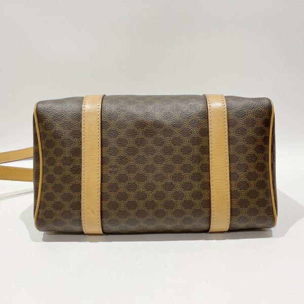 20454454 5 CELINE Macadam Boston Bag Mini Brown