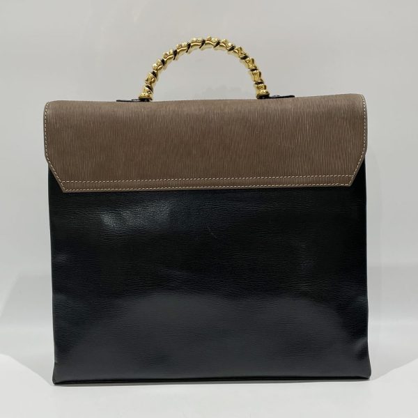 20454812 2 Loewe Velasquez Twist Handbag Black Brown